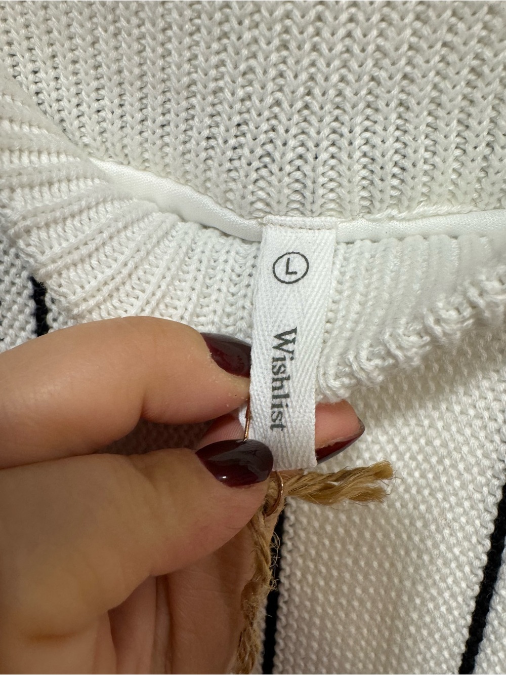 NWT Wishlist Knit Skirt in Black and White - Picture 3 of 11